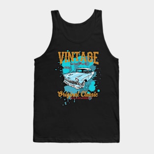 vintage gas garage, hot rod, Tank Top